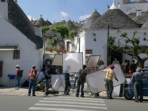 set cinematografico puglia