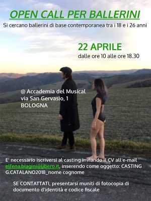 open call-casting locandina