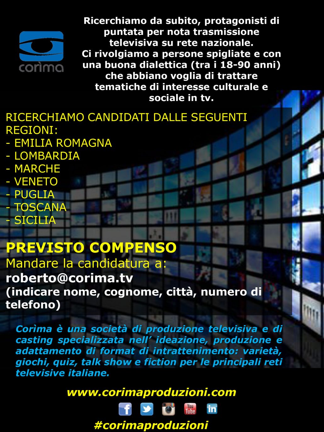 Casting Corìma TV