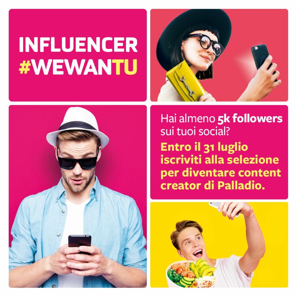 casting influencer Palladio