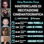 Copertina Acting Masterclass Firenze